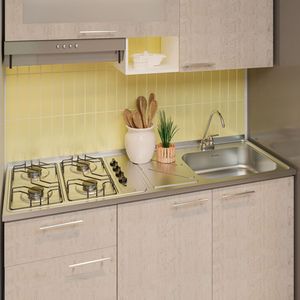 Mesón 1.50m x 52cm 4 Gas